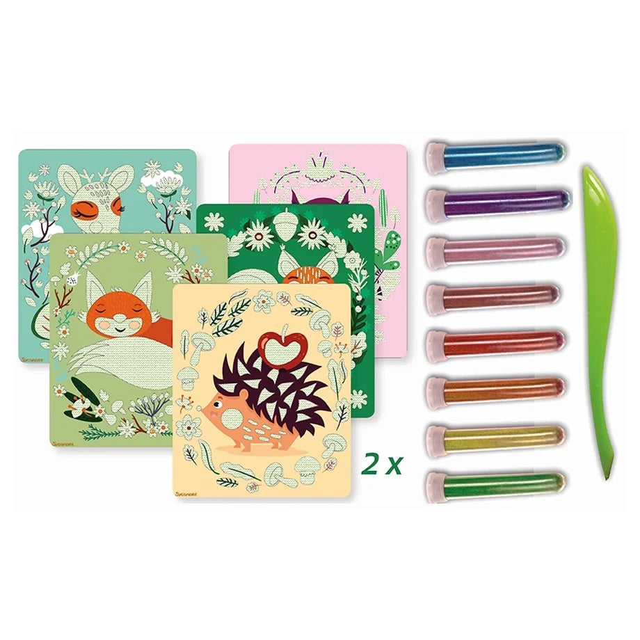 Sycomore 10 Sand Boards – Forest Animals