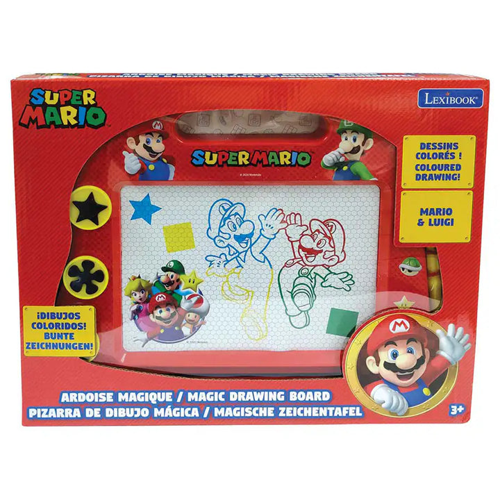 Lexibook Mario Magnetic Multicolor Drawing Board A5 With Accessories