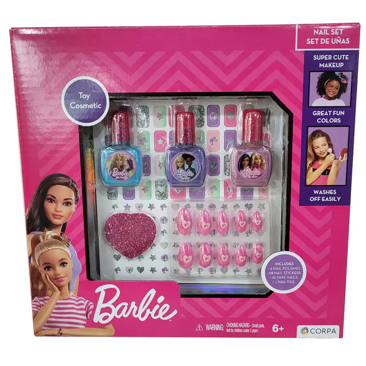 Barbie Medium Nail Set II Fun Nail Art Kit Best price at