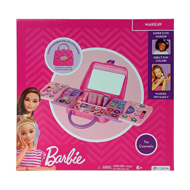 Barbie 5 Decks Sliding Handbag With Makeup