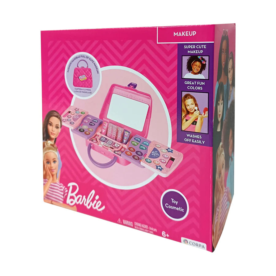 Barbie 5 Decks Sliding Handbag With Makeup