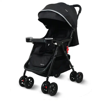 Nurtur Bliss Travel Stroller with Basket (Black)