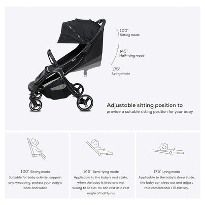 Nurtur Aluminum Alloy Baby Travel Stroller