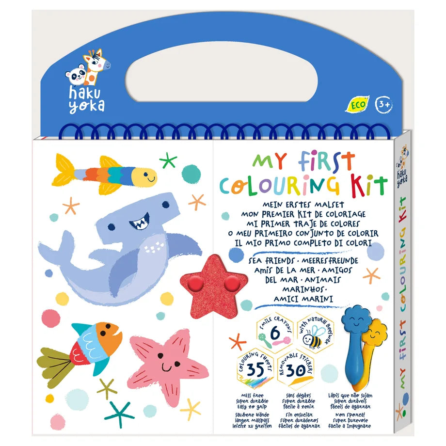 Haku Yoka My First Colouring Kit Sea Friends