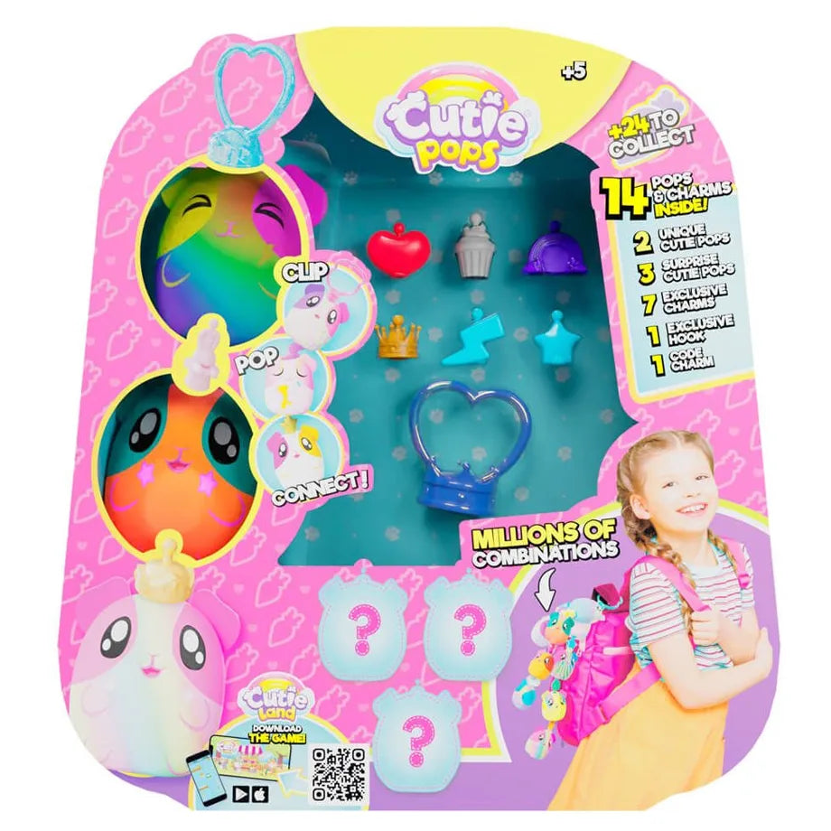 Eolo Cutie Pops Clip Pop And Connect - Five Cuties Blind Pack