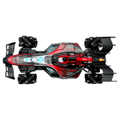 Crazewheels 2.4G RC Drifting Car with Spraying Function, Scale 1:10, Rechargeable
