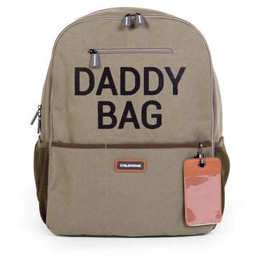 Childhome Daddy Backpack (Kaki Canvas)