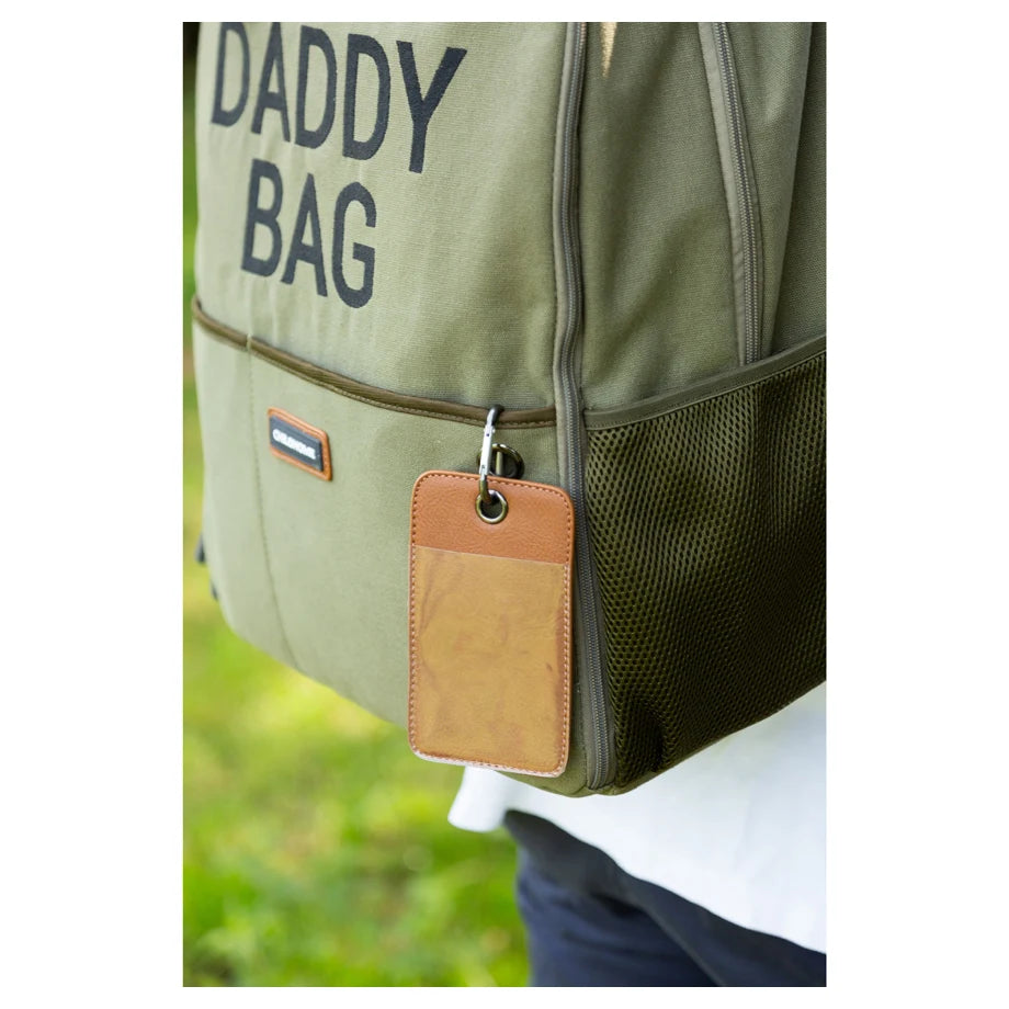 Childhome Daddy Backpack (Kaki Canvas)