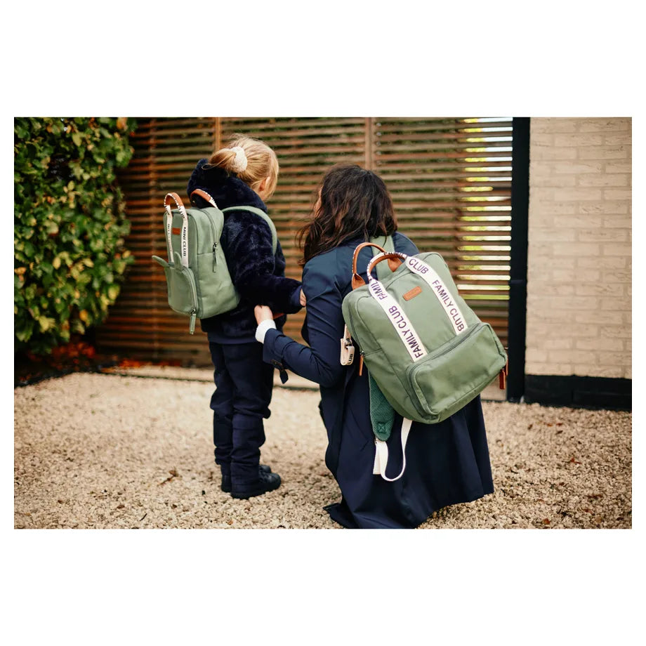 Childhome Mini Club Kids Backpack Signature Green (Green)