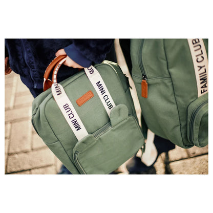 Childhome Mini Club Kids Backpack Signature Green (Green)