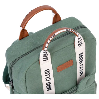 Childhome Mini Club Kids Backpack Signature Green (Green)