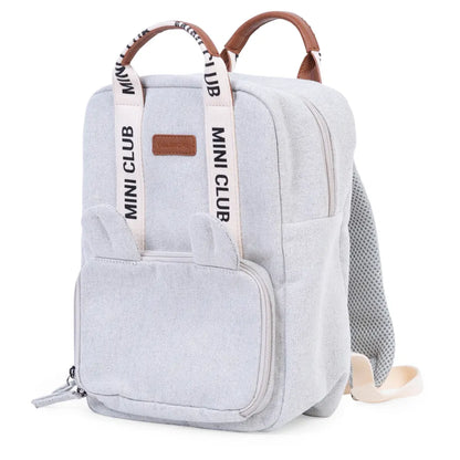 Childhome Mini Club Kids Backpack Signature Off White (Off White)
