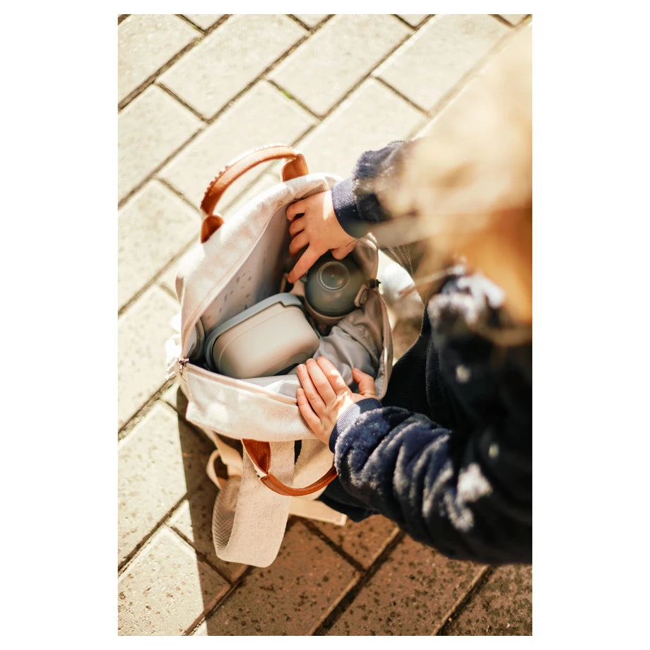 Childhome Mini Club Kids Backpack Signature Off White (Off White)