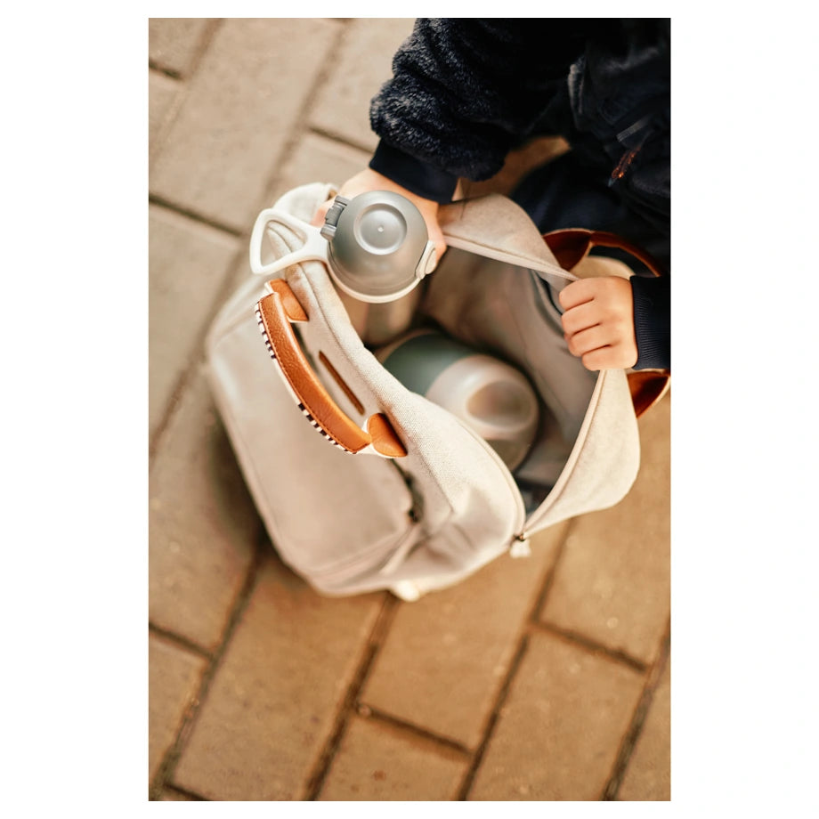 Childhome Mini Club Kids Backpack Signature Off White (Off White)