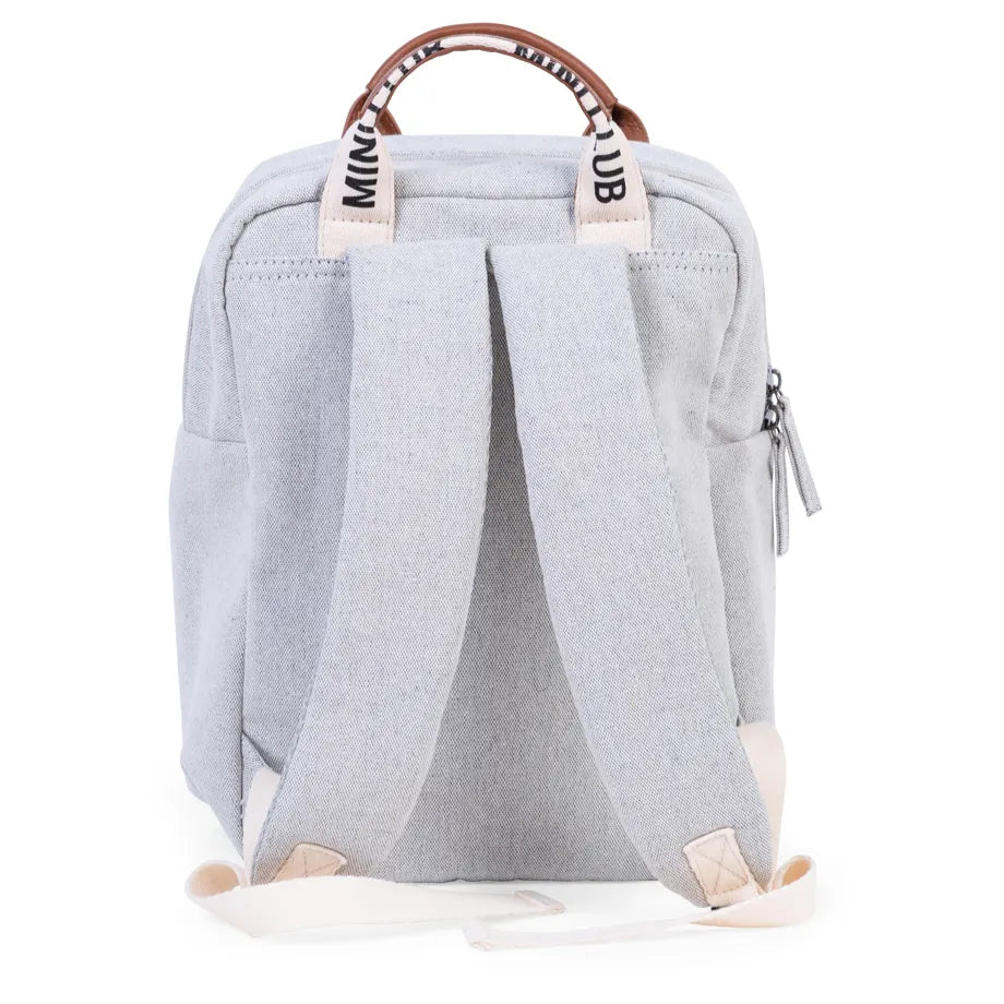 Childhome Mini Club Kids Backpack Signature Off White (Off White)