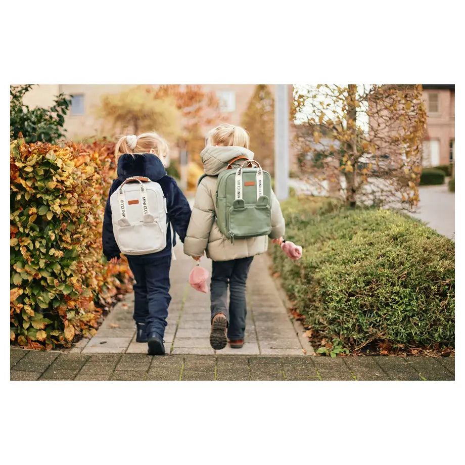 Childhome Mini Club Kids Backpack Signature Off White (Off White)