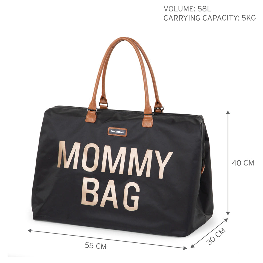 Childhome Mommy Bag Big (Black Gold)