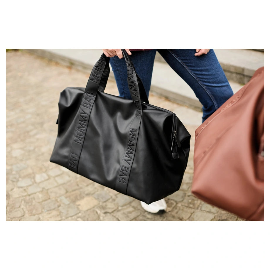 Childhome Mommy Bag Signature (Simili Black)
