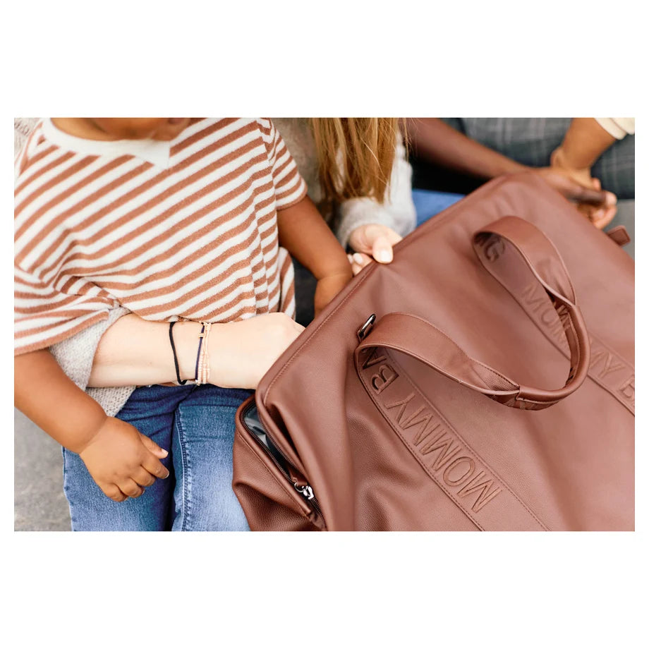 Childhome Mommy Bag Signature (Simili Dark Brown)