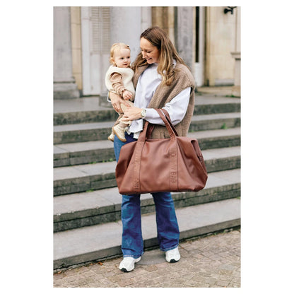 Childhome Mommy Bag Signature (Simili Dark Brown)