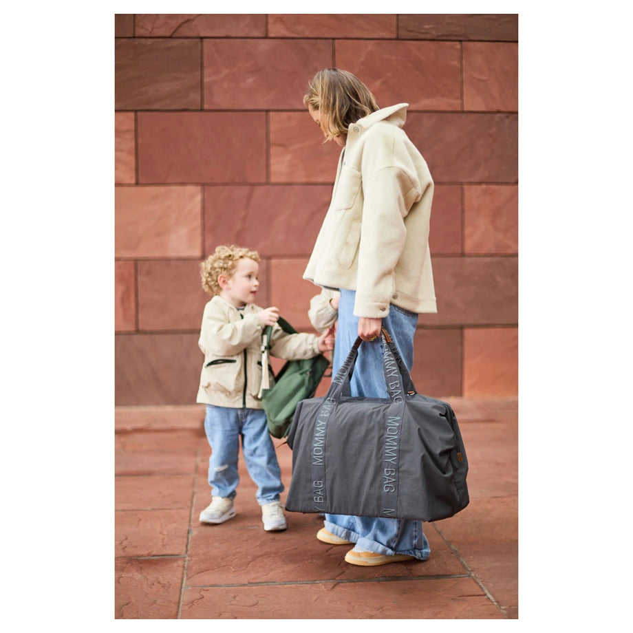 Childhome Mommy Bag Signature (Urban Dark Grey)
