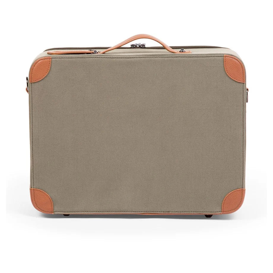 Childhome Mini Traveller Kids Suitcase (Kaki Canvas)