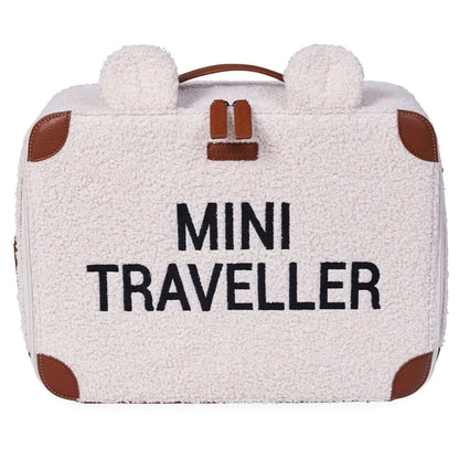 Childhome Mini Traveller Kids Suitcase (Teddy Off White)