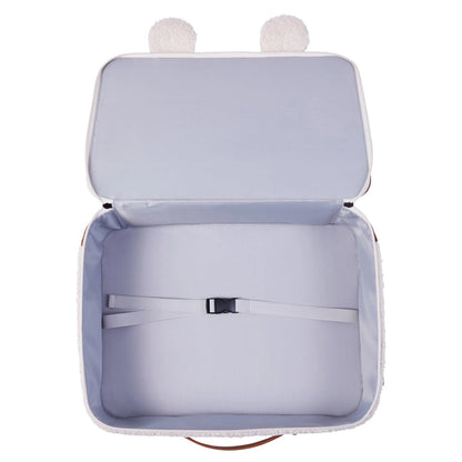 Childhome Mini Traveller Kids Suitcase (Teddy Off White)