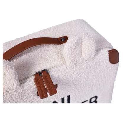 Childhome Mini Traveller Kids Suitcase (Teddy Off White)