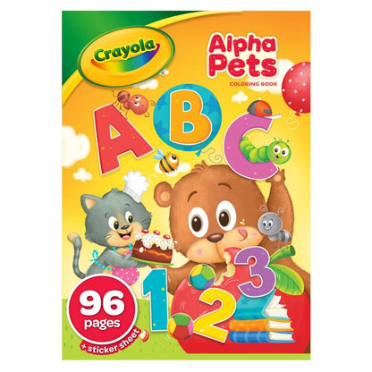 Crayola 96-Page Coloring Book (AlphaPets)