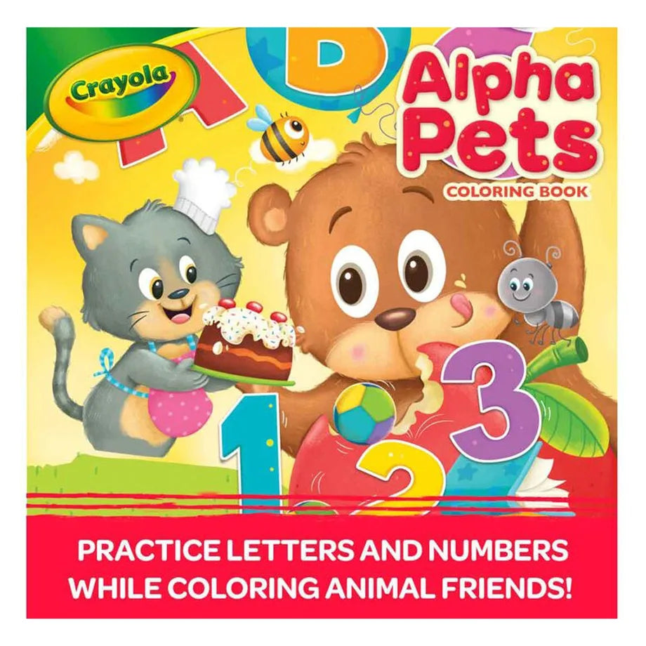 Crayola 96-Page Coloring Book (AlphaPets)