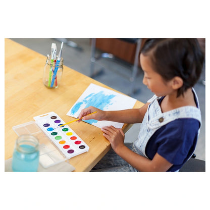 Crayola 16 Ct. Washable Watercolor Pans with Brush