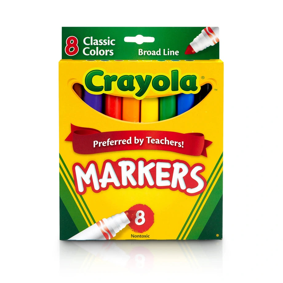 Crayola 8 Ct. Classic Broad Line Markers