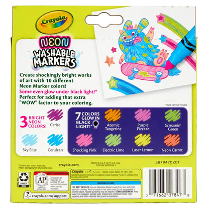 Crayola 10 Ct. Neon Broad Line Markers