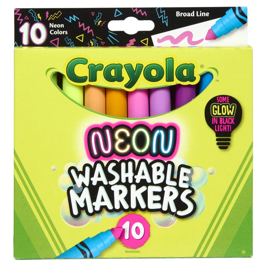 Crayola 10 Ct. Neon Broad Line Markers