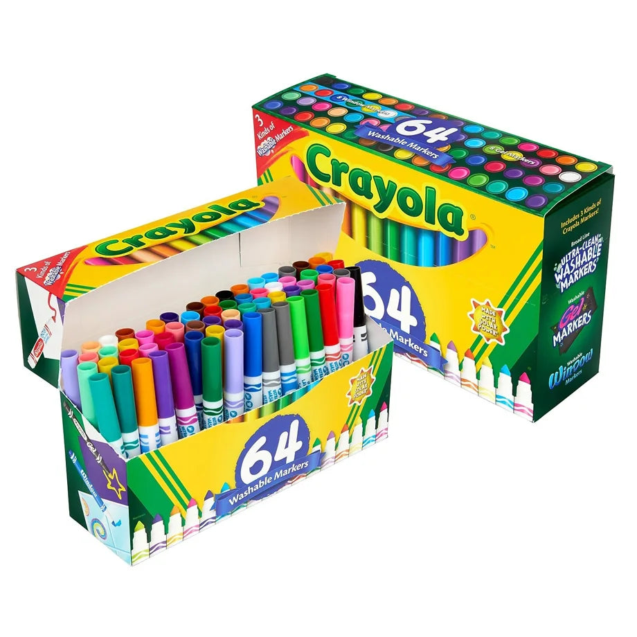 Crayola 64 Ct. Broad Line Washable Markers
