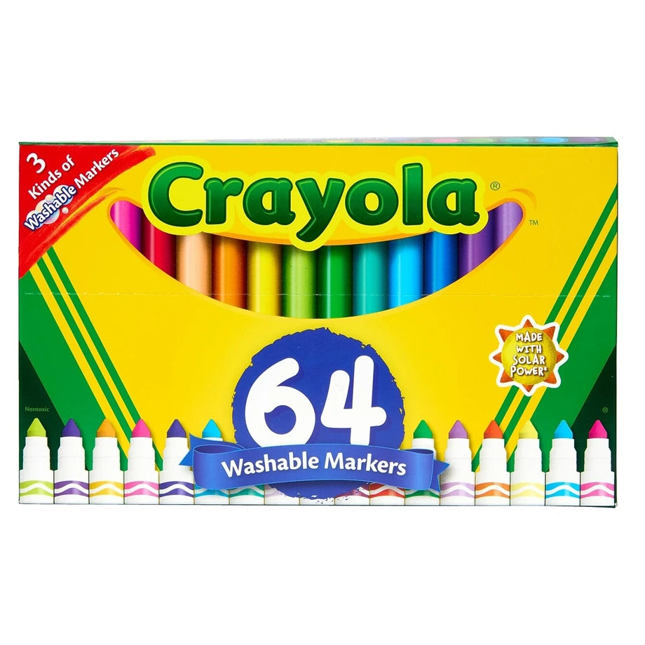 Crayola 64 Ct. Broad Line Washable Markers