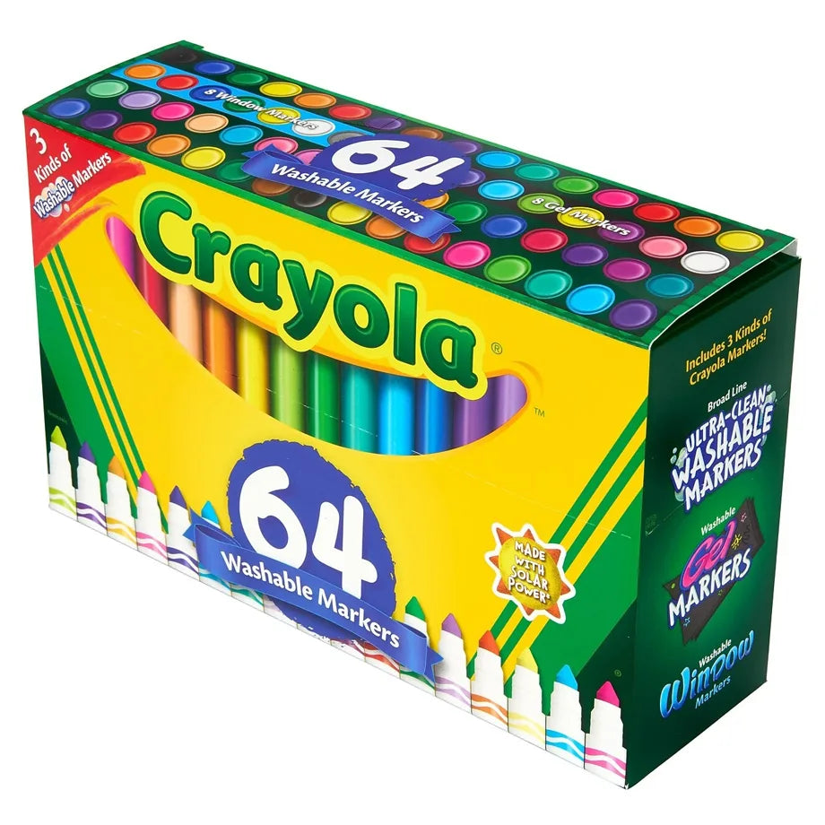 Crayola 64 Ct. Broad Line Washable Markers