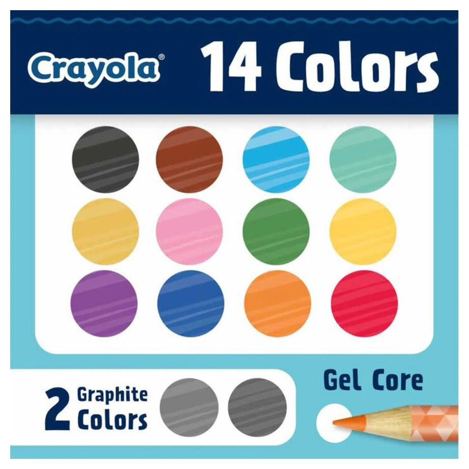Crayola 14 Ct. Sketch & Shade Doodle Pencils
