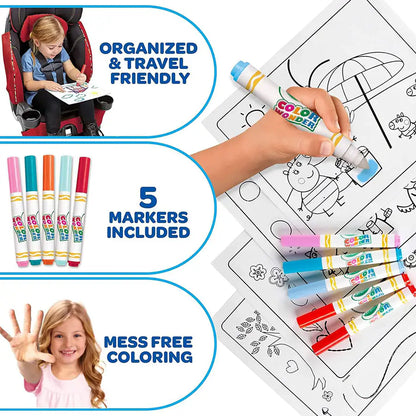 Crayola Wonder Set Animal Friends Coloring Book w/ Markers