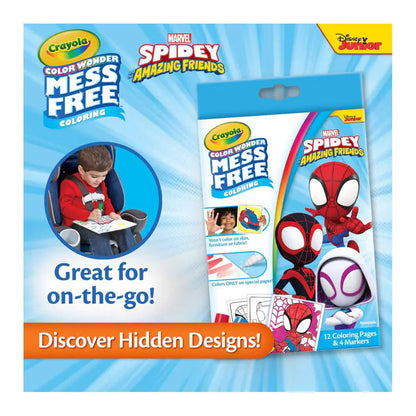 Crayola Color Wonder Mini Box Set Spidey & His Amazing Friends
