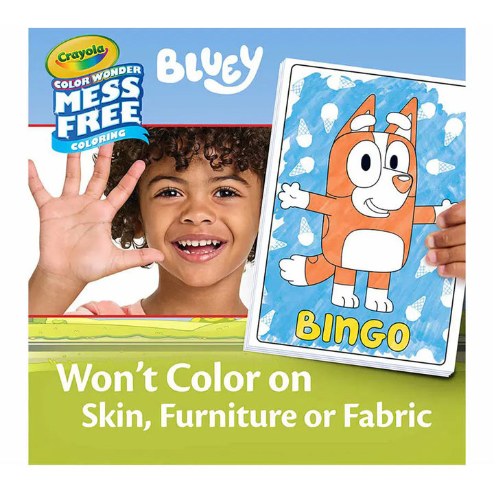 Crayola Color Wonder Mess-Free Coloring Mini Box Set Bluey