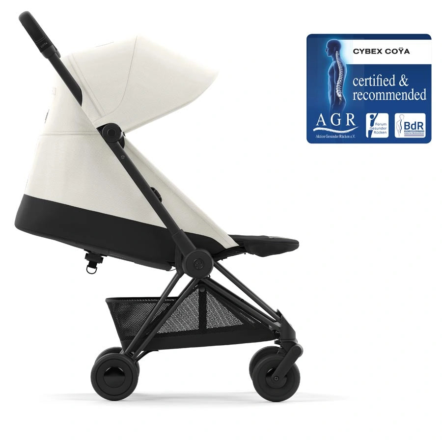 Cybex - Coya Ultra-Compact Stroller (Matt Black/Off White)
