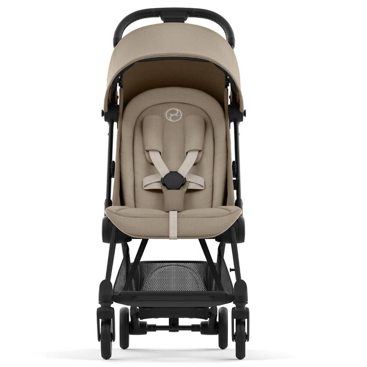 Cybex - Coya Ultra-Compact Stroller (Matt Black/Cozy Beige)