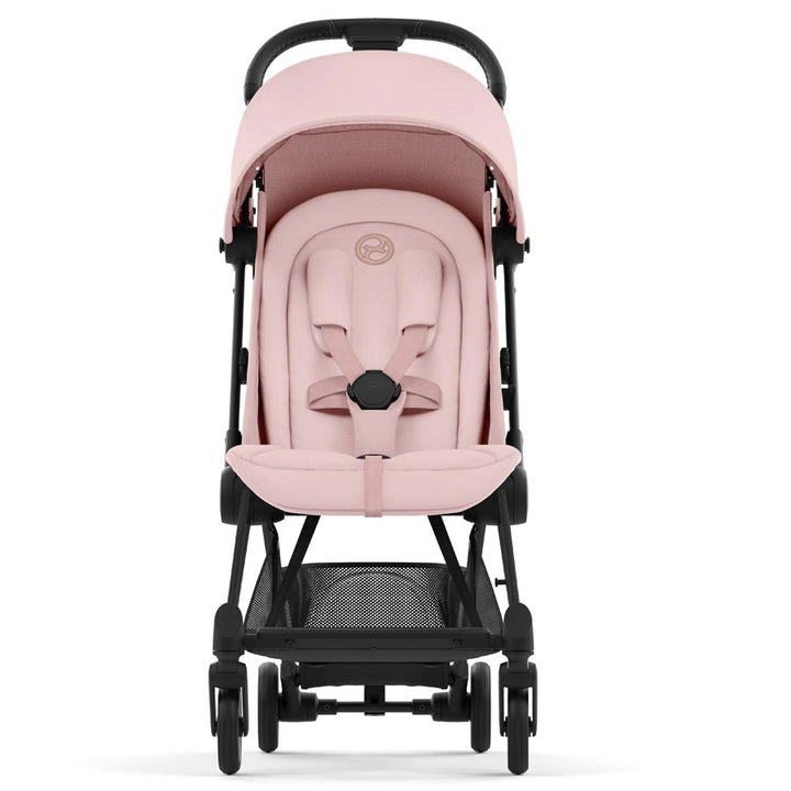 Cybex - Coya Ultra-Compact Stroller (Matt Black/Peach Pink)