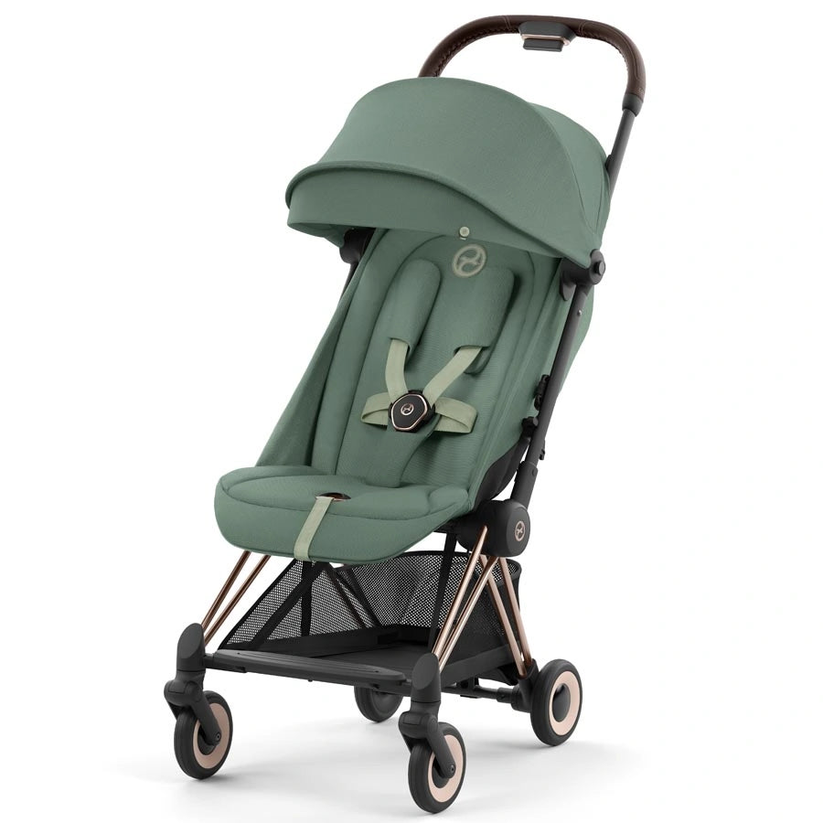 Cybex - Coya Ultra-Compact Stroller (Rosegold/Leaf Green) Cybex - Coya Ultra-Compact Stroller (Rosegold/Leaf Green)