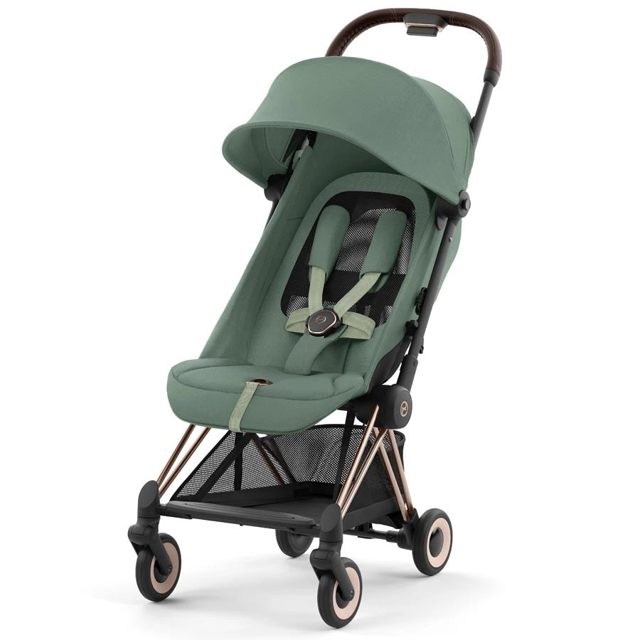 Cybex - Coya Ultra-Compact Stroller (Rosegold/Leaf Green) Cybex - Coya Ultra-Compact Stroller (Rosegold/Leaf Green)