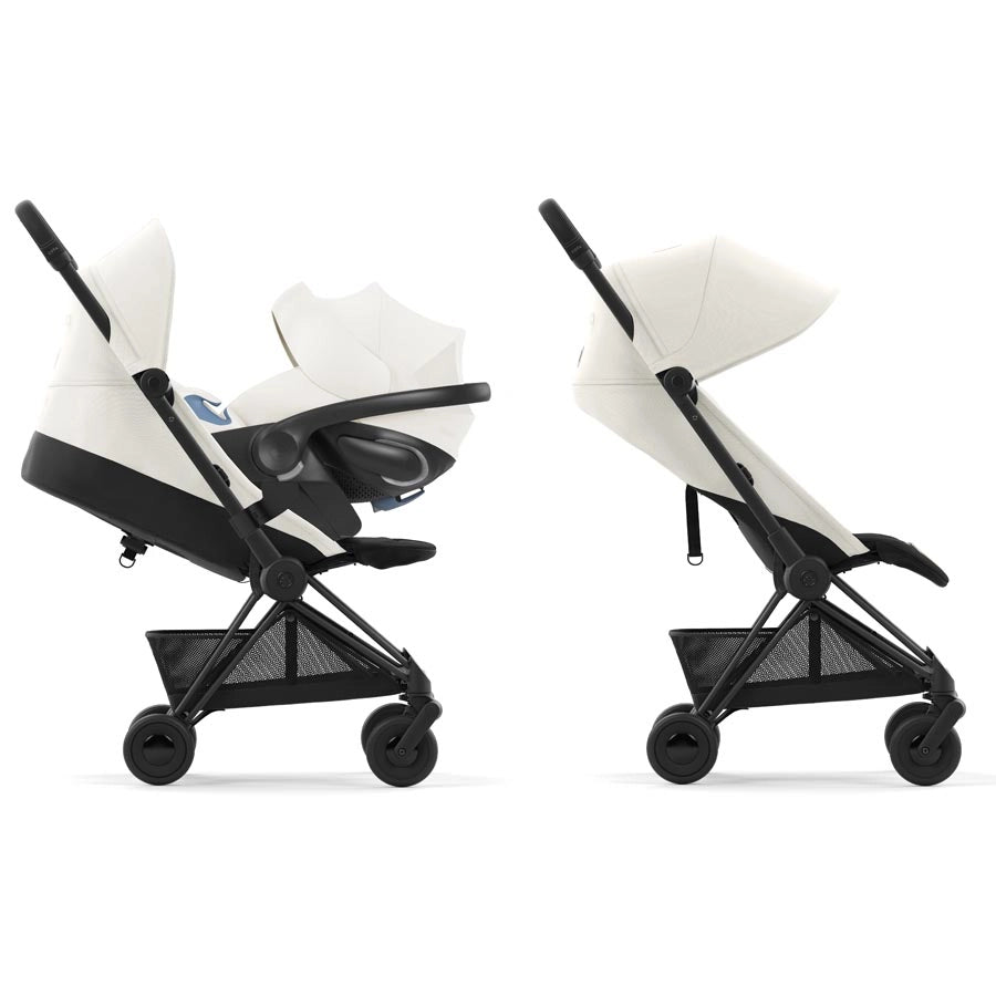 Cybex - Coya Ultra-Compact Stroller (Matt Black/Off White)