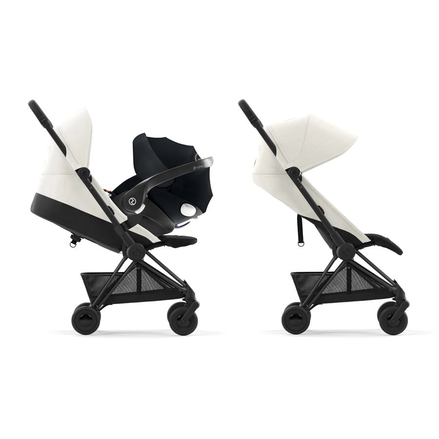 Cybex - Coya Ultra-Compact Stroller (Matt Black/Off White)