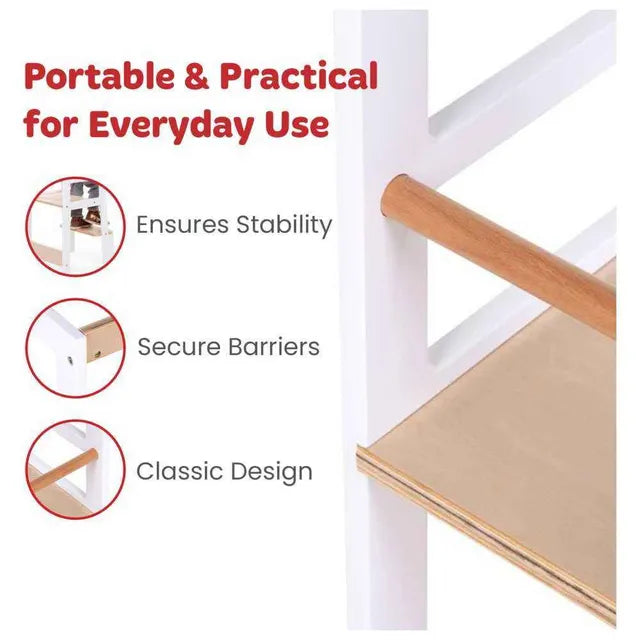 Childhome Learning Tower (White Natural)